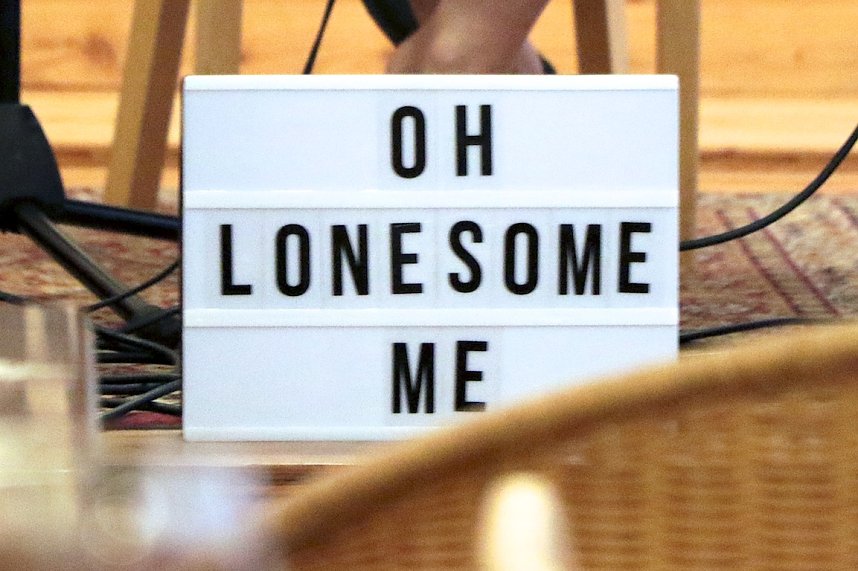 Oh lonesome me im Eine-Welt-Laden-Caf&eacute; in Nordhausen