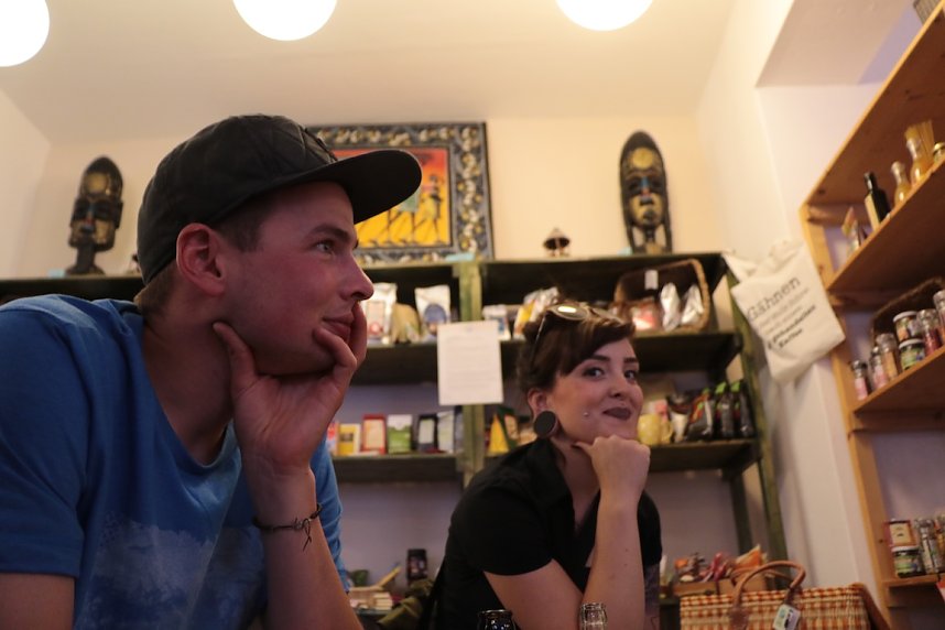 Oh lonesome me im Eine-Welt-Laden-Caf&eacute; in Nordhausen