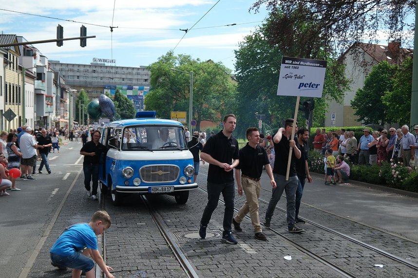 Festumzug zum 1090. Geburtstag der Rolandstadt