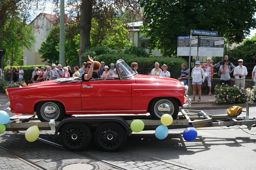 Festumzug zum 1090. Geburtstag der Rolandstadt