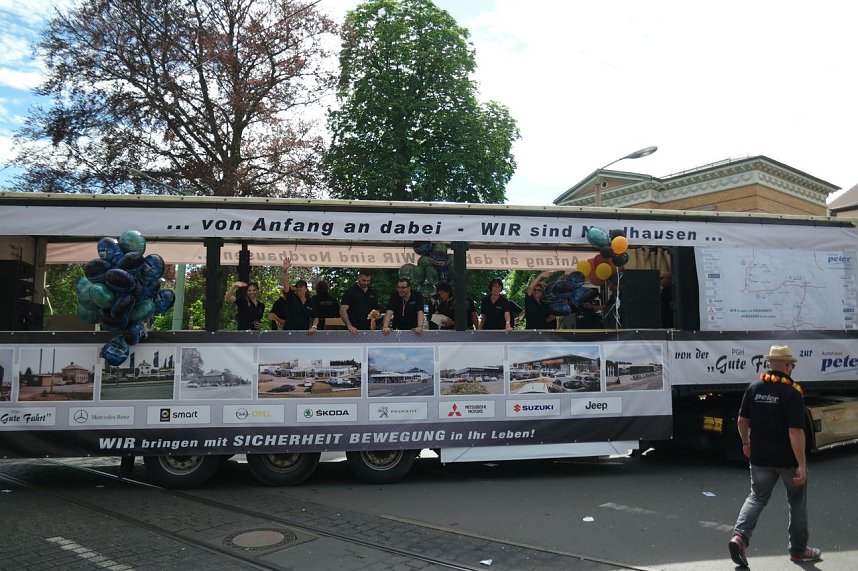 Festumzug zum 1090. Geburtstag der Rolandstadt