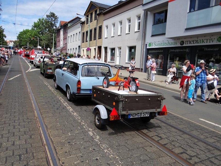 Klassiker Klub Wolkramshausen - beim Festumzug mit dabei