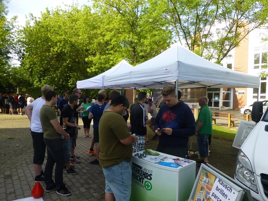 Die "Aktion junge Fahrer" am Berufsschulzentrum