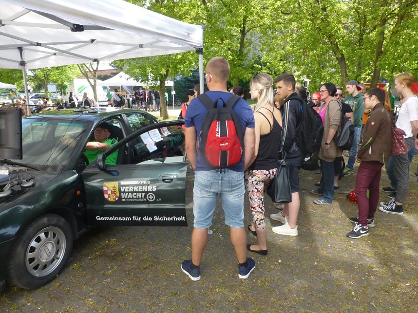 Die "Aktion junge Fahrer" am Berufsschulzentrum