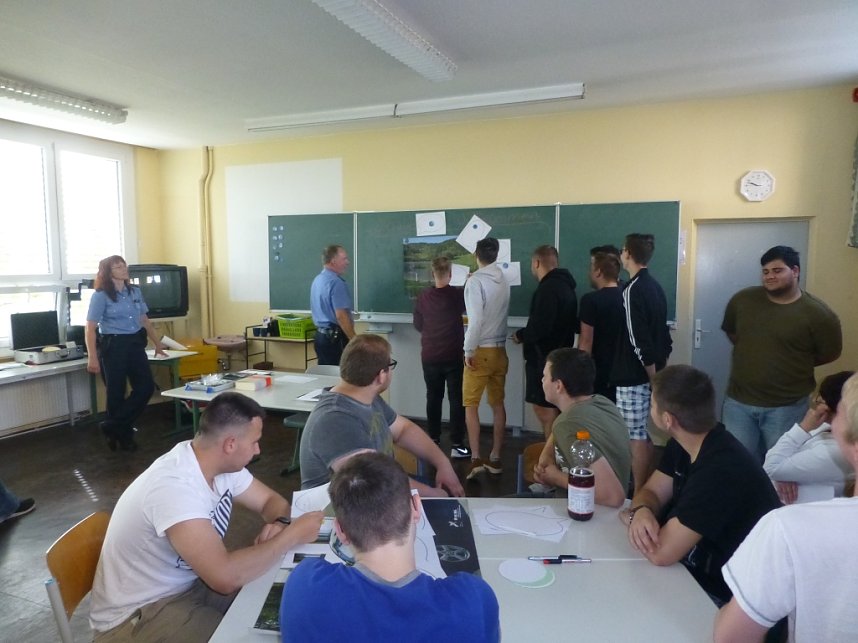 Die "Aktion junge Fahrer" am Berufsschulzentrum