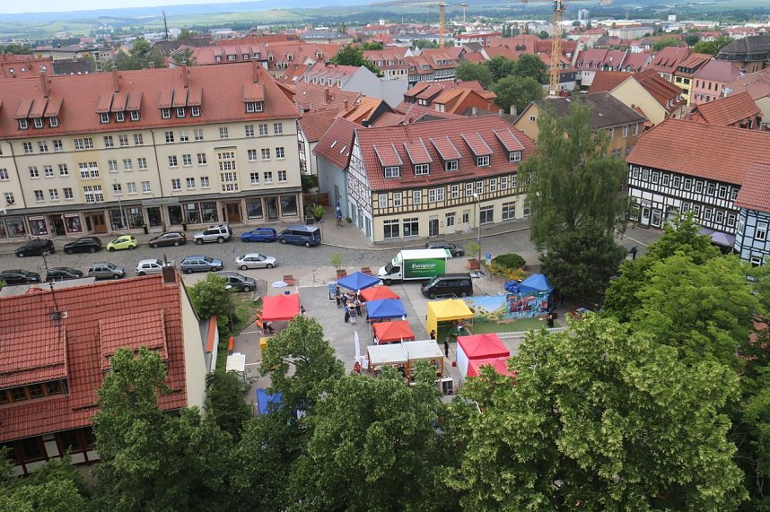 Kreiskirchentag vor der Nordh&auml;user Blasiikirche
