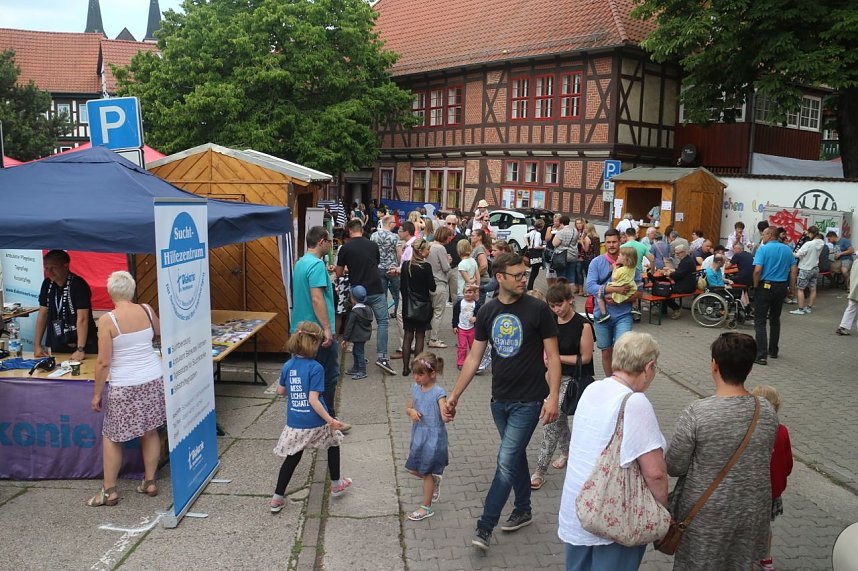 Kreiskirchentag vor der Nordh&auml;user Blasiikirche