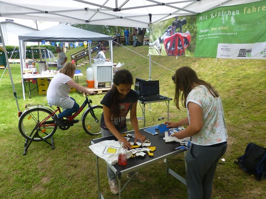 Fahr Rad, aber sicher - Verkehrssicherheitstag in Bleicherode