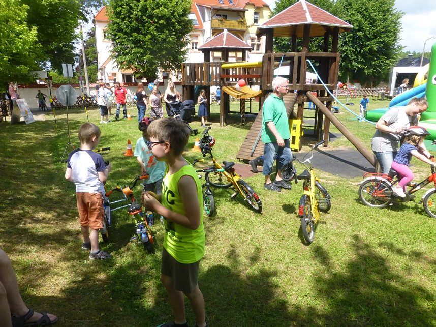 Fahr Rad, aber sicher - Verkehrssicherheitstag in Bleicherode
