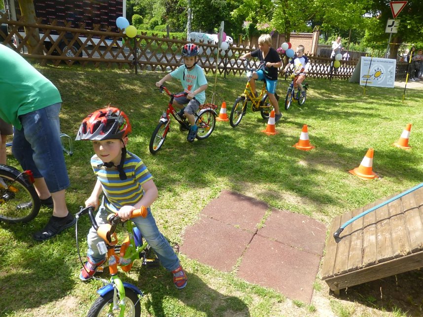 Fahr Rad, aber sicher - Verkehrssicherheitstag in Bleicherode