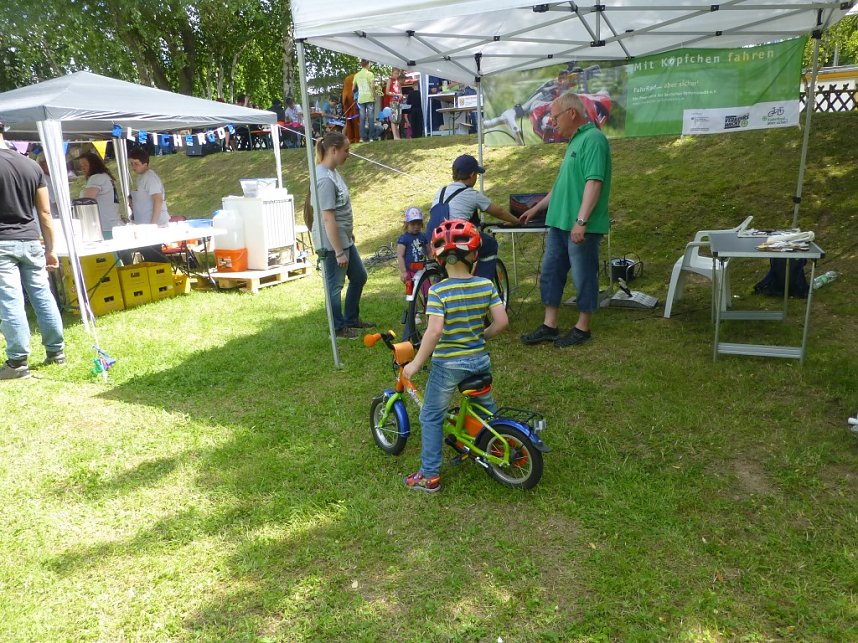 Fahr Rad, aber sicher - Verkehrssicherheitstag in Bleicherode