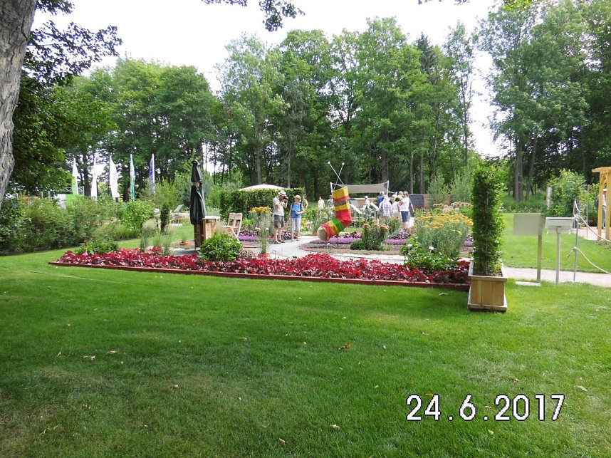 sch&ouml;n gestaltete Anlage