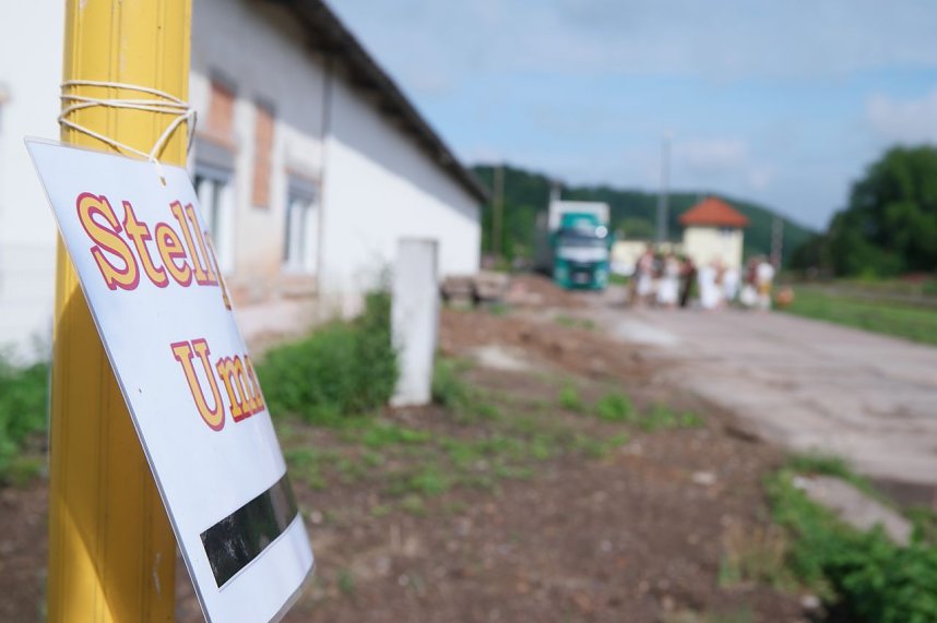 Letzte Vorbereitungen f&uuml;r den Festumzug