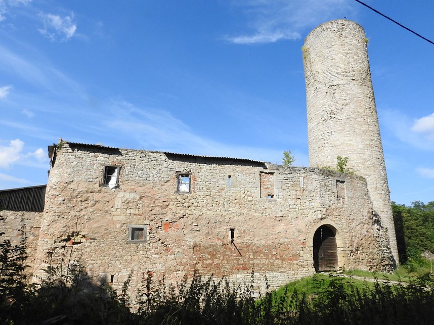 Peter Blei auf der Burg Strau&szlig;berg