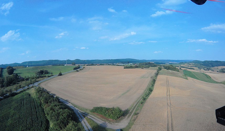 Am Boden und in der Luft