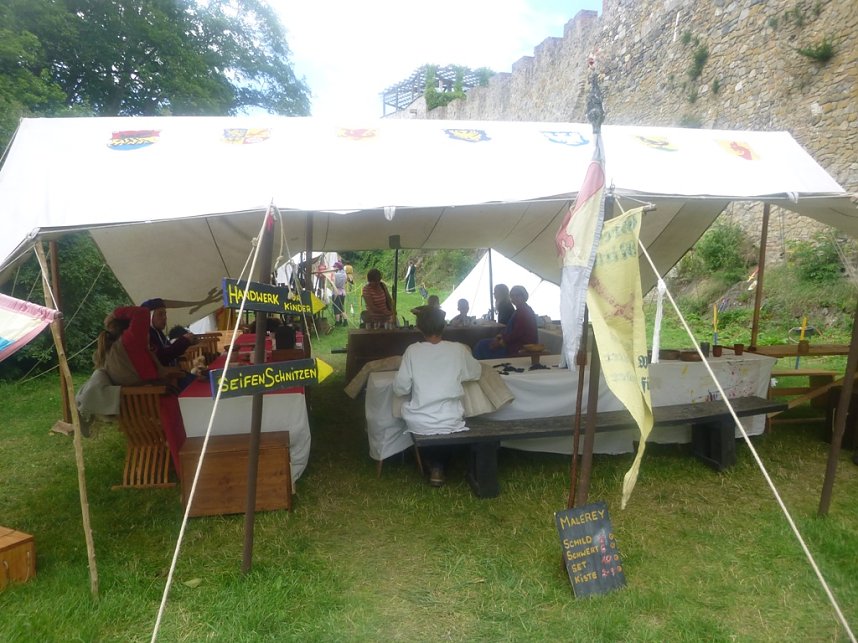 Gelebtes Mittelalter auf Burg Falkenstein