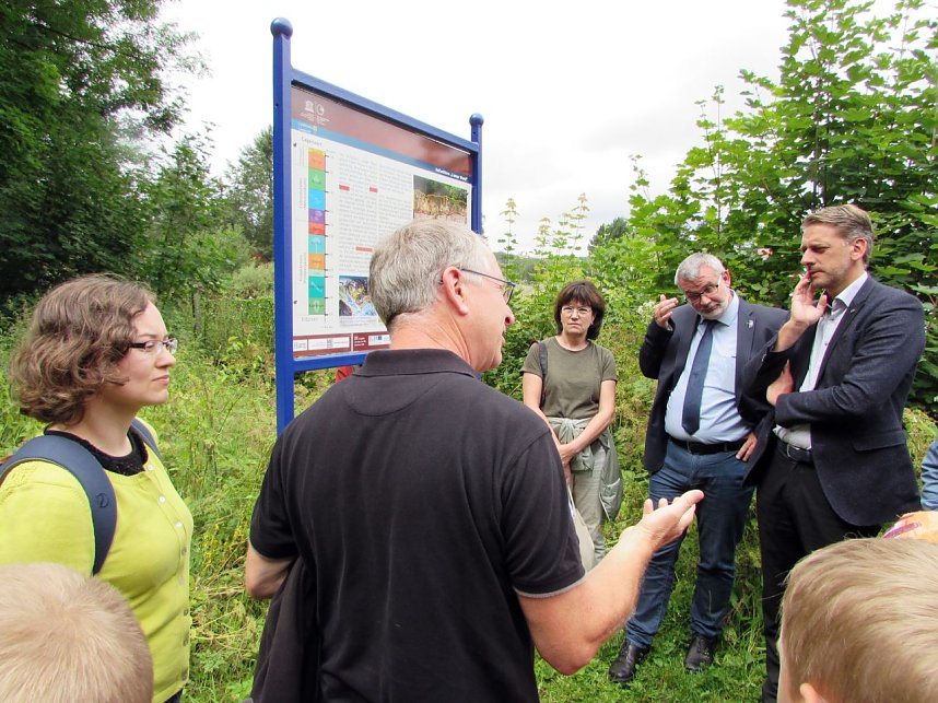 Infotafel an der Langen Wand