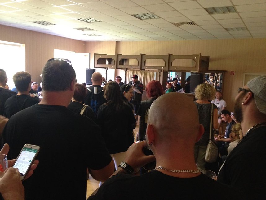 Privat-Party mit Haudegen