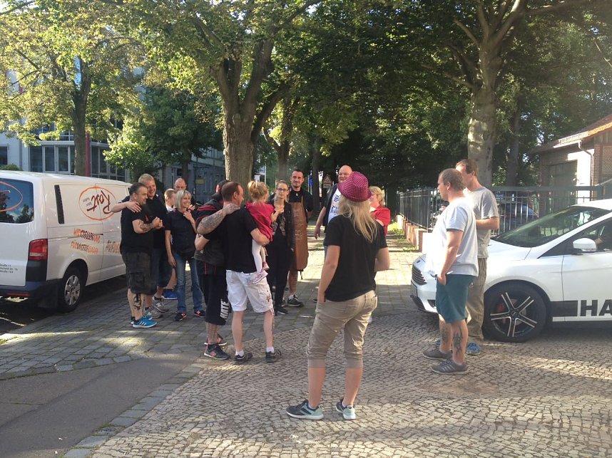 Privat-Party mit Haudegen