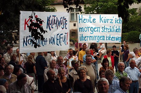 Demo f&uuml;r das Theater Nordhausen