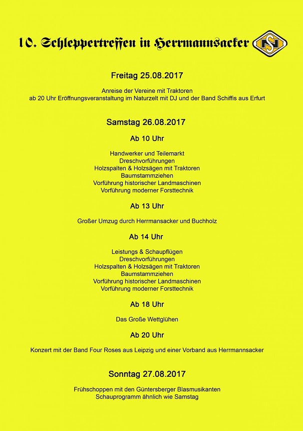 Schlepper-Wochenende in Herrmannsacker