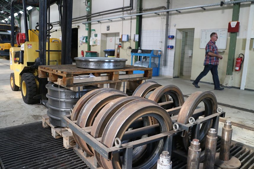 Tag der offenen T&uuml;r im Stra&szlig;enbahndepot