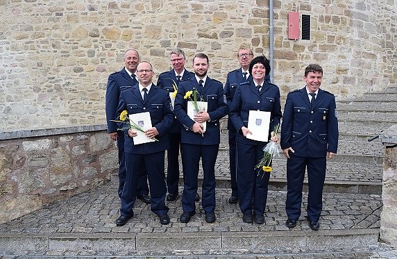Bef&ouml;rderung bei der Nordth&uuml;ringer Polizei: PI Unstrut-Hainich