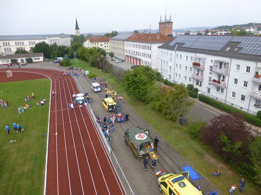 Schulanfangsaktionstag auf dem Hohekreuz-Sportplatz
