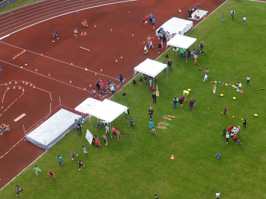 Schulanfangsaktionstag auf dem Hohekreuz-Sportplatz