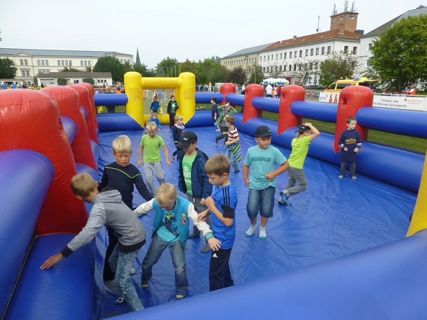 Schulanfangsaktionstag auf dem Hohekreuz-Sportplatz