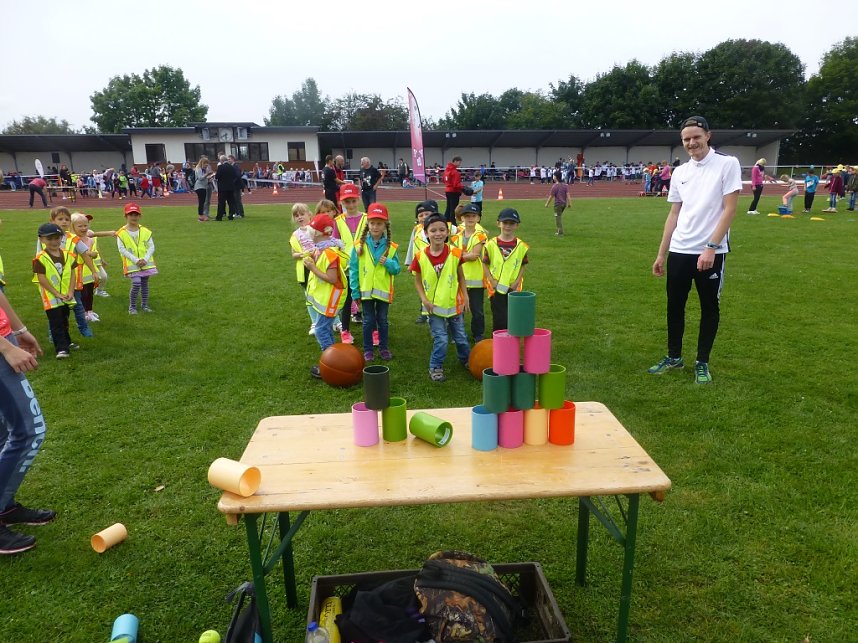Schulanfangsaktionstag auf dem Hohekreuz-Sportplatz