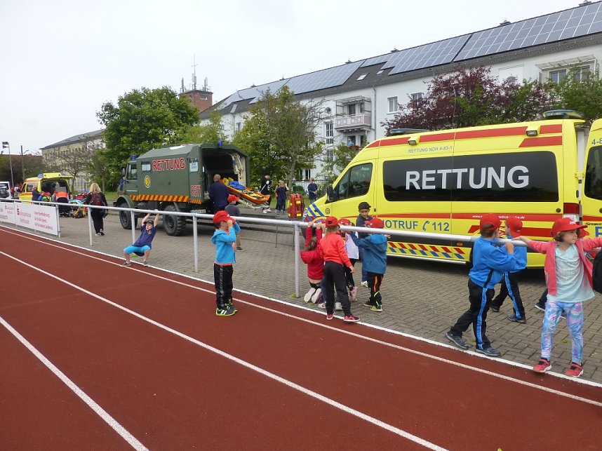 Schulanfangsaktionstag auf dem Hohekreuz-Sportplatz