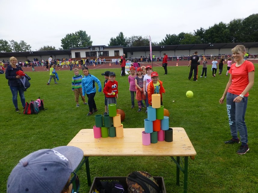 Schulanfangsaktionstag auf dem Hohekreuz-Sportplatz