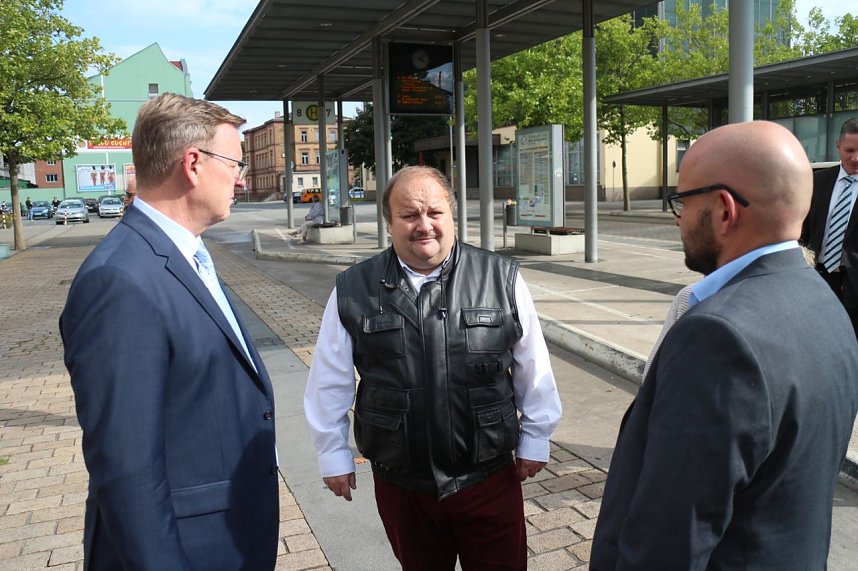 Ministerpr&auml;sident Bodo Ramelow zu Besuch in Nordhausen