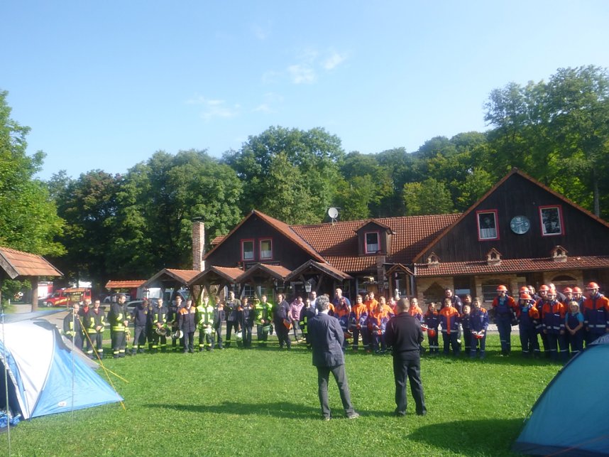 Zeltlager der Jugendfeuerwehren
