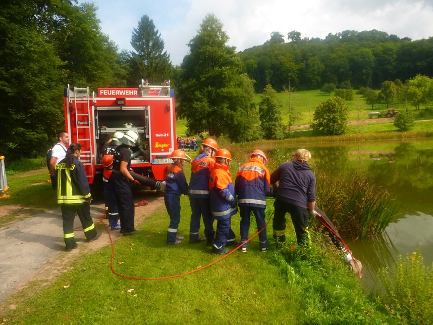 Zeltlager der Jugendfeuerwehren