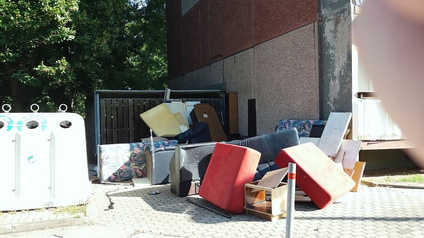 Bilder von der Halleschen Stra&szlig;e