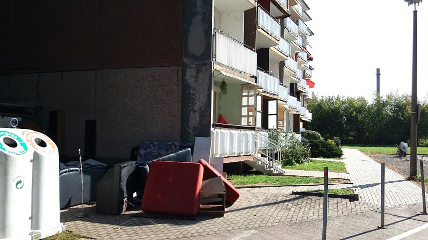 Bilder von der Halleschen Stra&szlig;e