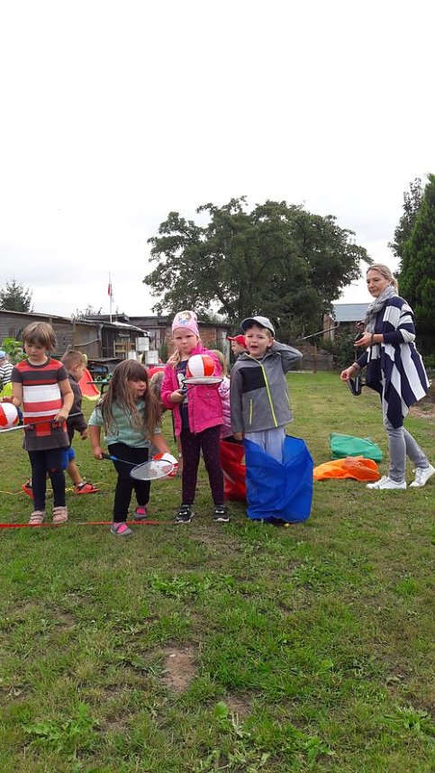 Sportfest im Schrebergarten in Heringen