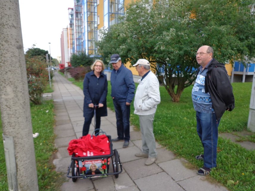 Mit Jutta Krauth auf Ost-Tour