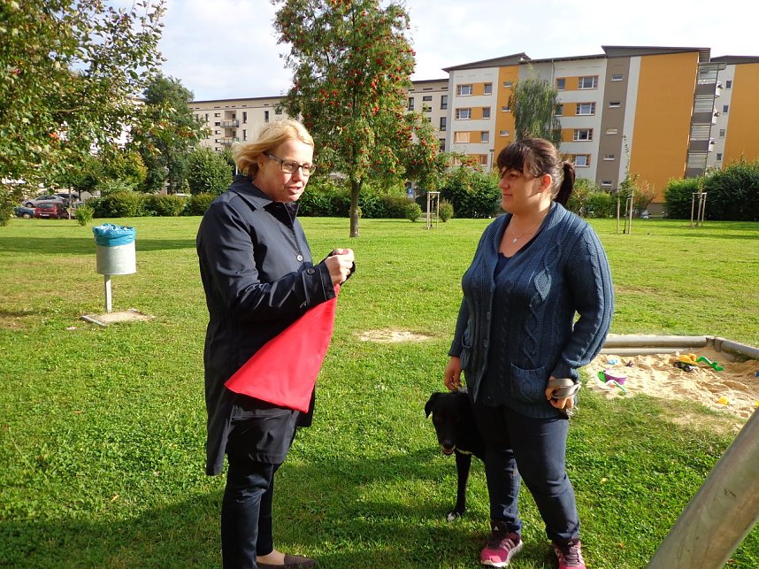 Mit Jutta Krauth auf Ost-Tour