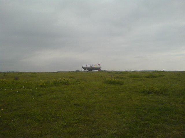 Luftschiff &uuml;ber Nordhausen