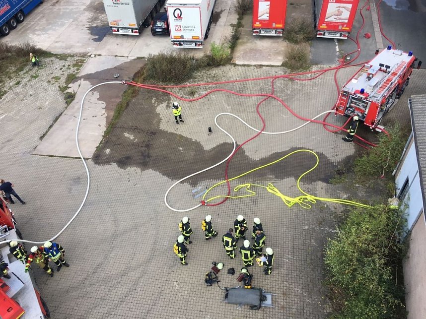 Feuerwehren der Gemeinde Werther probten Ernstfall