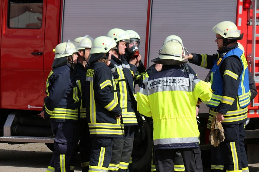 Feuerwehren der Gemeinde Werther probten Ernstfall