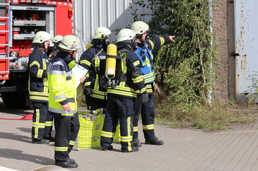 Feuerwehren der Gemeinde Werther probten Ernstfall