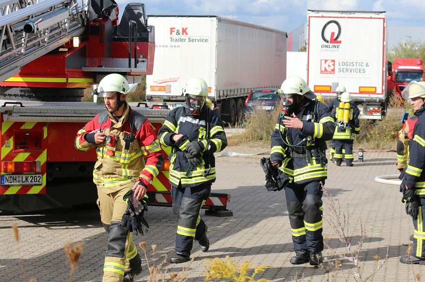 Feuerwehren der Gemeinde Werther probten Ernstfall