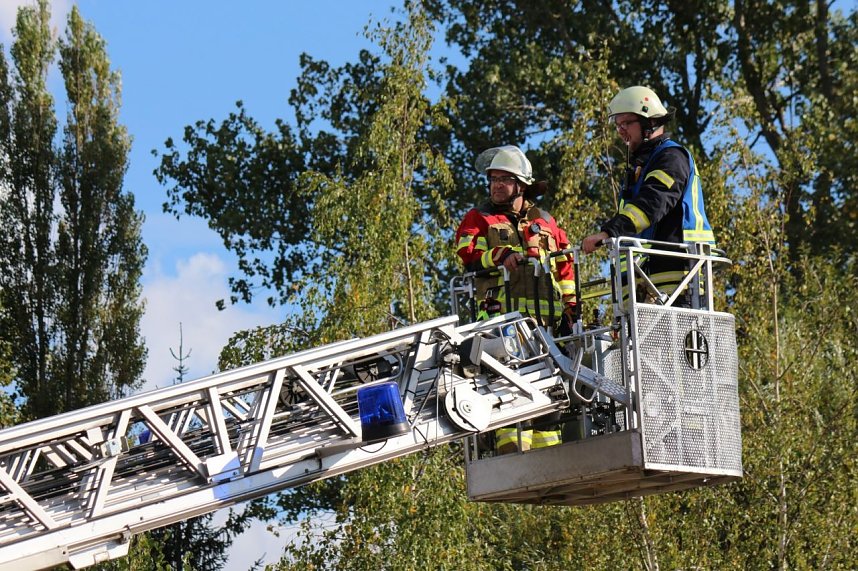 Feuerwehren der Gemeinde Werther probten Ernstfall