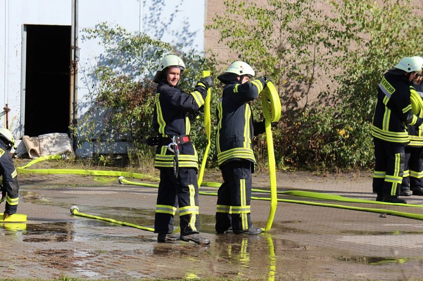 Feuerwehren der Gemeinde Werther probten Ernstfall