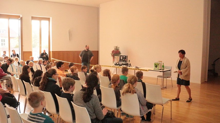 Spurensicherung in der Stadtbibliothek