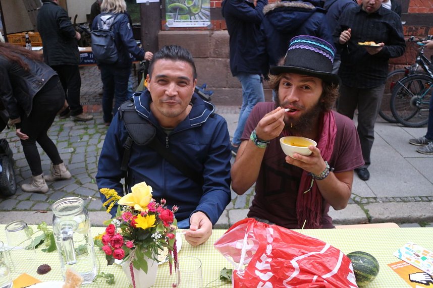 Essen der Kulturen in der Kurzen Meile